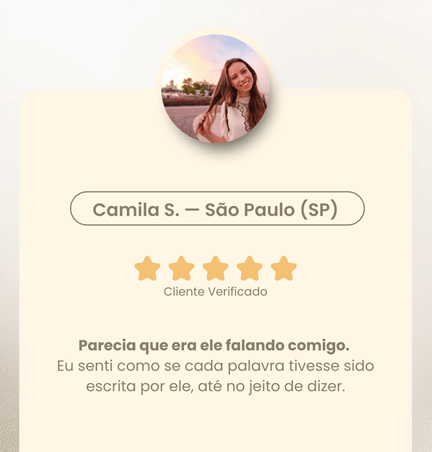 Depoimento Camila S. — São Paulo